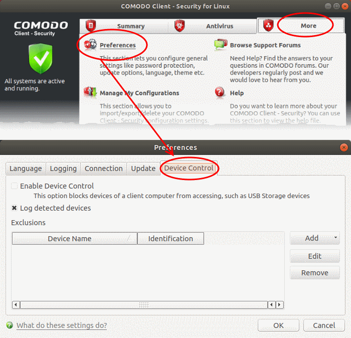 Как удалить comodo linux